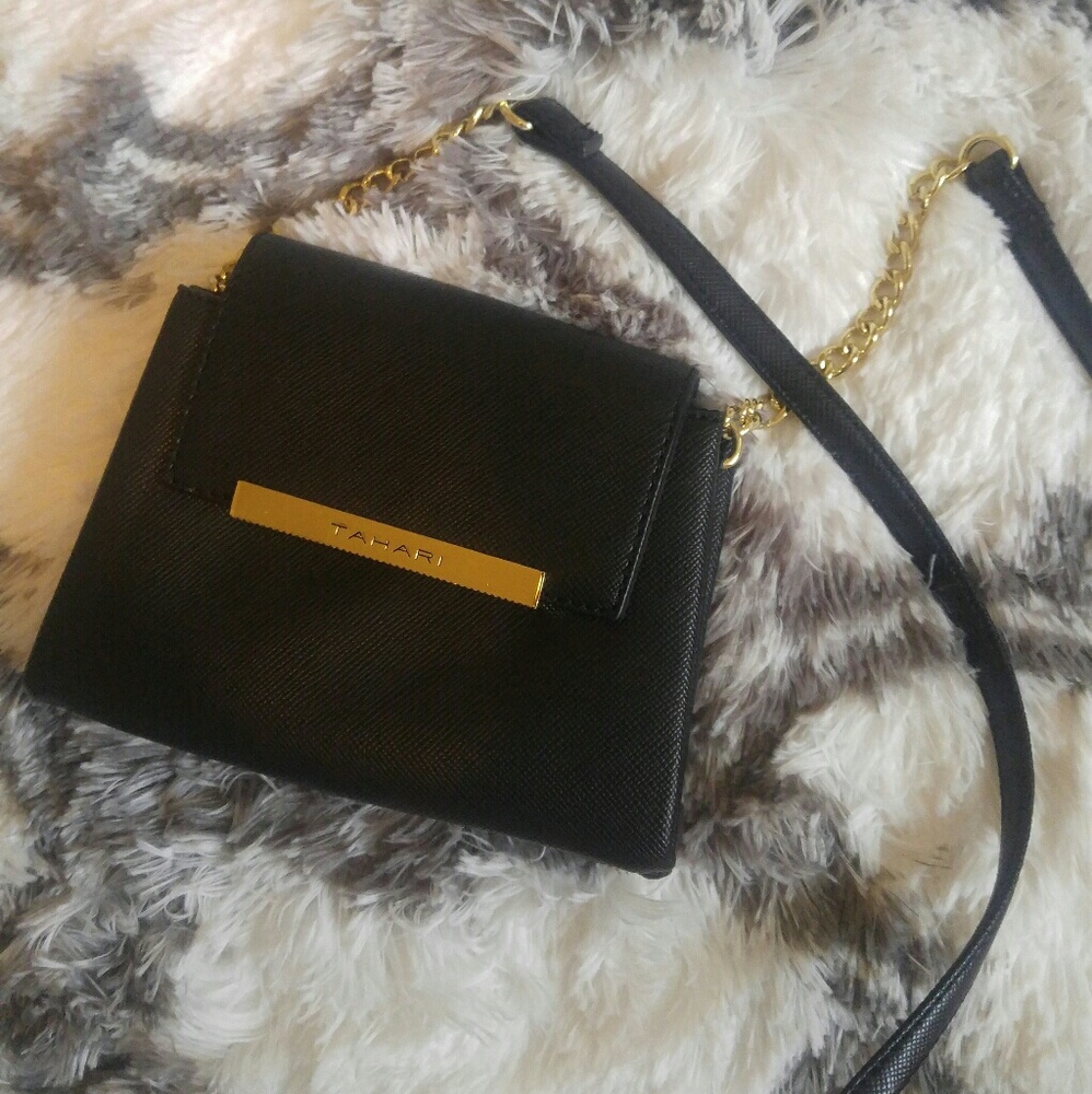 Tahari Black Handbag